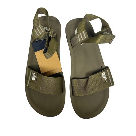 NWT THE NORTH FACE Men's 10 Skeena Sandal, Military Olive Green/Mineral Grey New - Picture 3 of 5